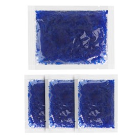 MEANLIN 4PCS Blue Silica Gel Desiccant Packets Premium Indicating Desiccant Beads, Blue to Pink Indicating for Use Industrial 3 and 4 Stage Filters