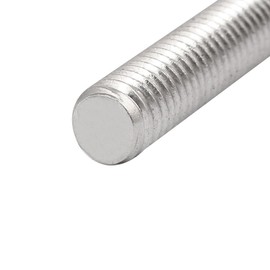 uxcell M10 x 70mm 304 Stainless Steel Fully Threaded Rods Bar Studs Silver Tone 10 Pcs