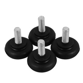 TEHAUX 4Pcs Rubber Vibration Pads for Furniture Noise Reducing Foot Pads for Tables Cabinets Machines Shock Absorbers for Quieter Living Environment