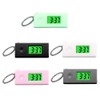Mikikit Keychain Digital Watch, 5pcs Keychain Watch Outdoor Luminous Digital
