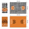 Croar Fall Hello Pumpkin Kitchen Dish Towels Set of 2,