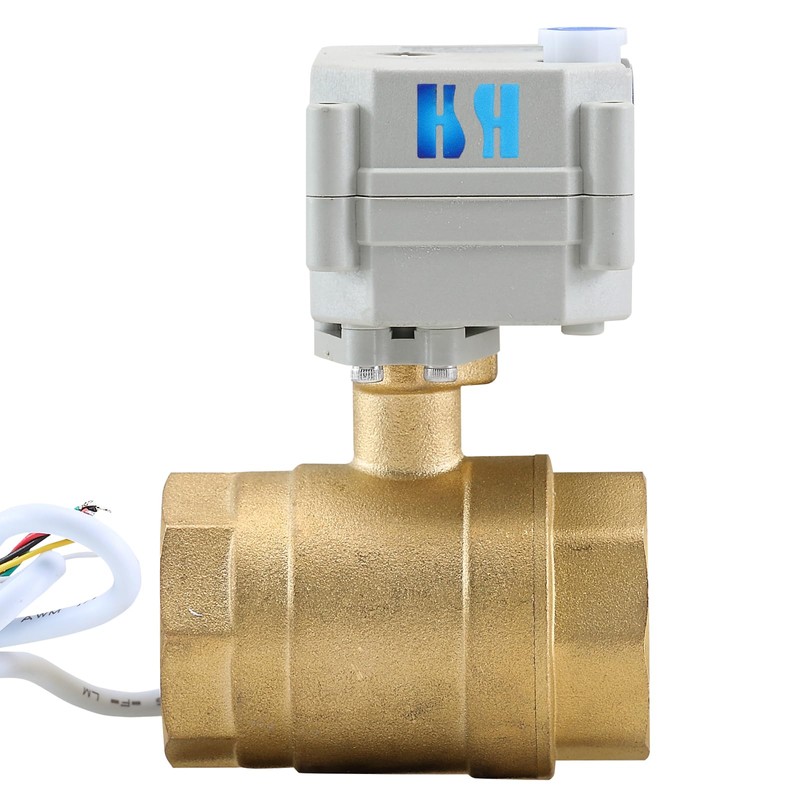 HSH-Flo 2 Way 1-1/4 inch 9-24VAC/DC 12VDC Normally Closed Brass
