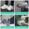 Disposable Shower Caps 100 Pcs Bath Clear Waterproof Plastic Wraps