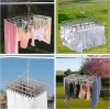 SANBREVE Tendedero Portatil Ropa Secadora Acero Inoxidable 40 Pinzas
