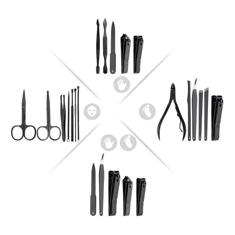 ZZON Set Para Manicura Profesional Pedicura