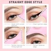 2Pcs Eyeliner Stencils 5 in 1 Silicone Winged Tip Eyeliner