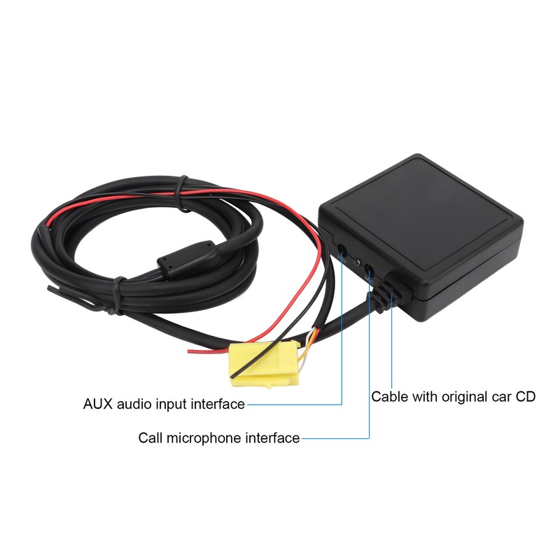 Bluetooth Adapter AUX IN Amplifier Noise Filter Wireless Audio Hands