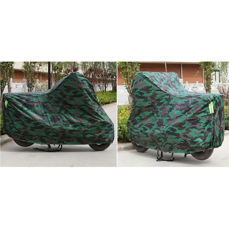 CarbonEnmy Bicycle Motorcycle Moped Cover Dustproof Protective Cover Waterproof (Camouflage