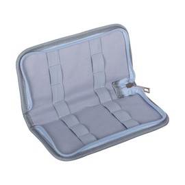 Hobby Gift Crochet Case - Elasticated Crochet Hook Storage - 100% Cotton Hard Zippered Case - 10 x 20 x 3cm - Yarn Balls