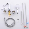 CREA Roman Tub Faucet Set - Chrome Bathtub Faucet with