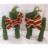 msx import Pair Christmas Garland Reindeer with Bows