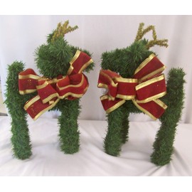 msx import Pair Christmas Garland Reindeer with Bows
