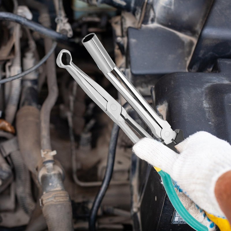 2pcs Spark Plug Puller Tool, Sleeve- & Round-Type Spark Plug