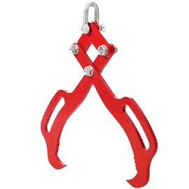 GAOMON 18in Log Lifting Tongs,2 Claw Timber Heavy Duty Solid Steel,Tractor Grapple,Wooden Tongs,Swivel Dragging Steel Tongs Log Lifting,Lumber Skidding Tongs Logging Grabber
