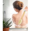 EEEKit Long Handle Bath Body Brush Dual-Sided Shower Back Scrubber