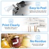 OFFCUP Label Tape Compatible for Brother Label Printer, 6pcs 12mm