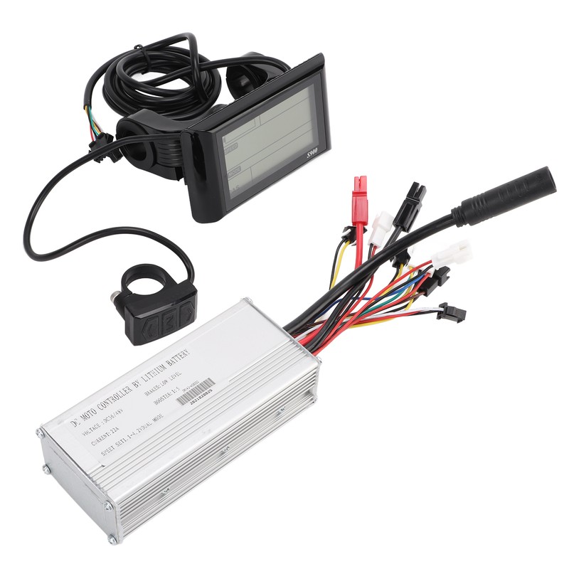 Electric Bicycle Modification Kit Controller Display Thumb Throttle Power Pedal