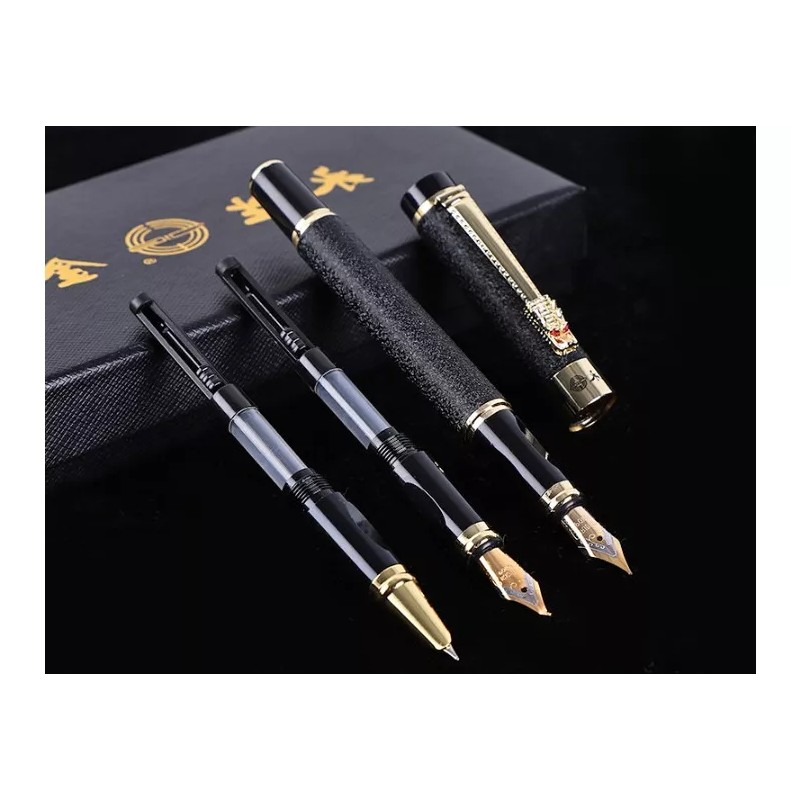 Francisco® Elegante Pluma Estilografica De Alta Calidad Con Tres Puntas