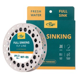 SF Full Sinking Fly Fishing Line Weight Forward Taper Fly Line WF8S 90FT IPS3