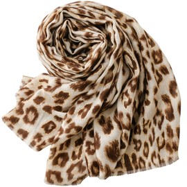 FAIRYGATE Leopard Print Scarf Leopard Dots Print Fashion Large Soft Long Scarf For Women All Seasons Scarfs Scarves 23021