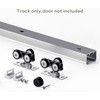 EaseLife 4.6FT/55in Sliding Pocket Door Hardware Kit,Commercial Grade,Aluminum Box Rail