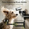 Pet Hair Dryer Wall Mount Stand Hose Tube Holder: Hands-Free