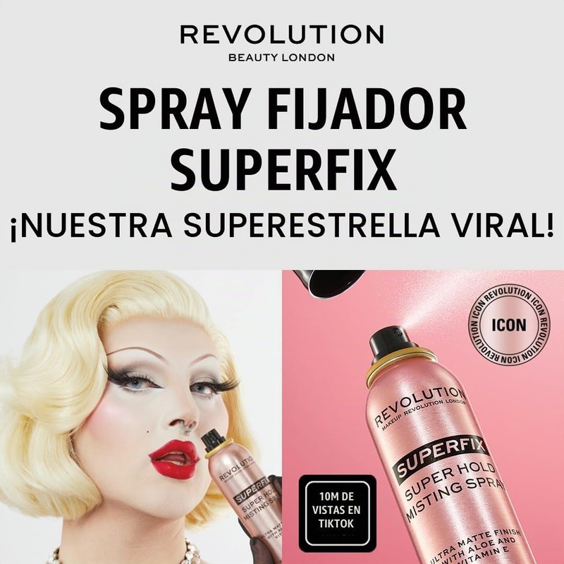 Fijador de maquillaje, Super Fix, Make Up Revolution