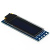 A-DIGISHUO 2Pcs 0.91 Inch I2C OLED Display Module SSD1306 OLED