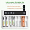 EBL 8 Slots LCD Rechargeable Battery Charger For Ni-MH Ni-Cd