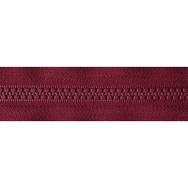 YKK Open Ended Zip, No. 527 Dark Wine, 71 cm Length
