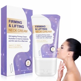 Neck Cream 120ml, Nackenstraffende Creme, Hals-Creme, Hals-Festigungscreme, Hals und Dekollete Creme, Straffende Creme für Den Hals zur Reduzierung von Falten, jingshuang1 (15)