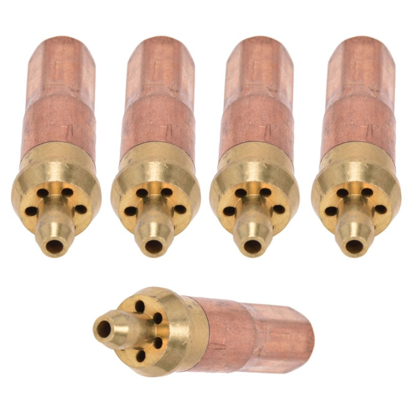 5Pcs Propane Cutting Torch Tips Plum Ring Shape Consumables Accessories