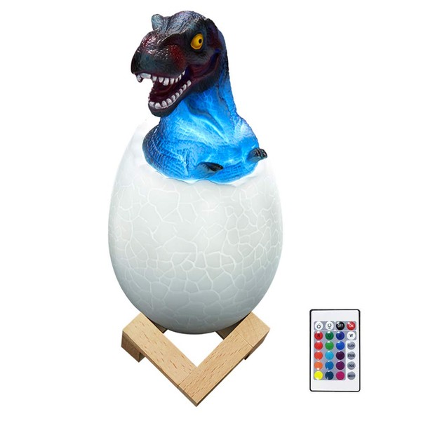Dinosaur Lamp - USB Rechargeable Children's Night Light Dinosaur, 16