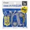Pilot ECTE60P5L3 Correction Tape White Line Pitasm 5mm Blue 3