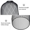 PRETYZOOM Birdcage Chandelier Lamp Shades Black Elegant Light for Home
