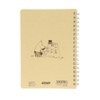 Sunstar Stationery S2642964 Moomin Notebook, Ring Notebook, B6, 25 Spring