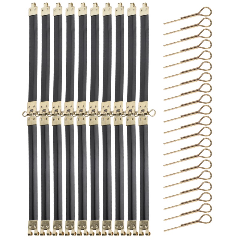 20Pcs Purse Flex Frame Internal Metal Retro DIY Coin Bag