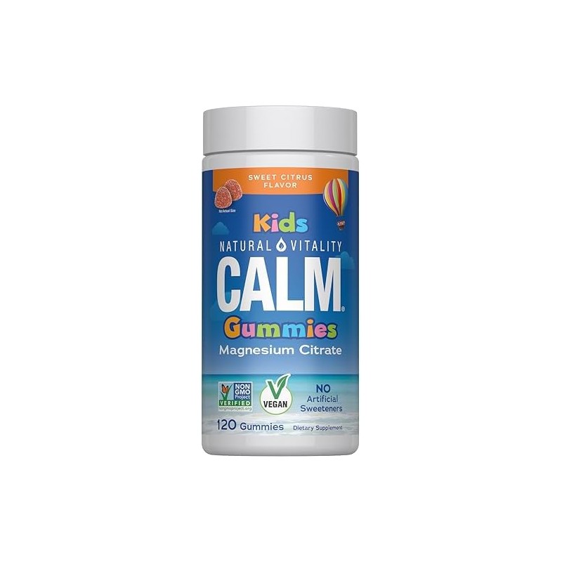 NATURAL VITALITY Sweet Citrus Calm, gomitas para niños, 120 unidades