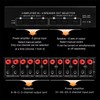 CXCTCT 3 in 3 Out 300W Per Channel Speaker Amplifier