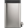 Kohler K-20942-ST 8-Gallon Compact Stainless Step Trash Can, Stainless Steel