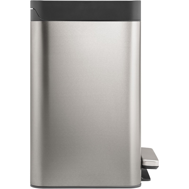 Kohler K-20942-ST 8-Gallon Compact Stainless Step Trash Can, Stainless Steel