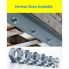 120PCS Hex Nuts M5, HOLMOL DIN 934 M5 Nuts, Zinc