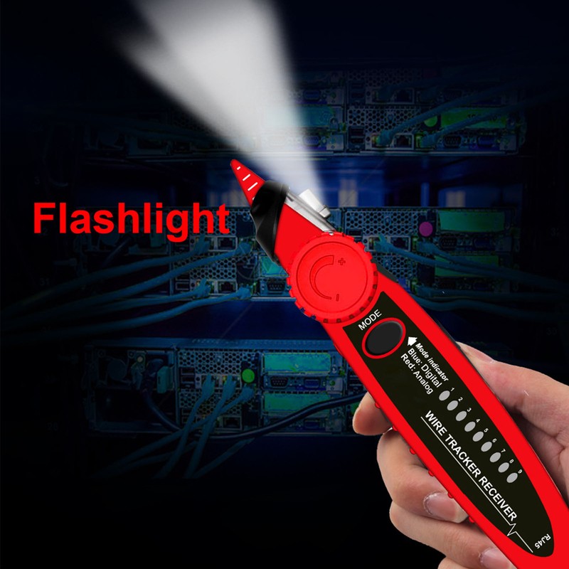 Network Cable Tester Tracer Kit Multifunctional CAT5 CAT6 Ethernet Wire