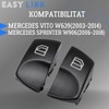 Easy Link 2x Fensterheber Schalter Tasten Fahrerseite Kompatibel mit Mercedes