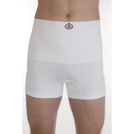 Comfizz Level 2 Ostomy Support Boxer: High Waist, Unisex, Medium Support Ideal for Post Surgery & Small Hernias (L/XL,Black)