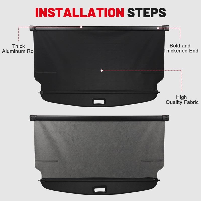 Retractable Cargo Cover 2021-2025 for Ford for Bronco Sport 2.0L