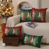 DFXSZ Christmas Pillow Covers 20x20 Inch Set of 2 Christmas