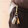 PPFISH Solid Brass U Hook Key Loop Pocket Clip with