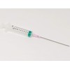 Plastic 10ml Syringe and 4" Blunt Stainless Steel Needles (4)