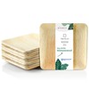 Wiseware Palm Leaf Plates - Pack of 25 Disposable Plates